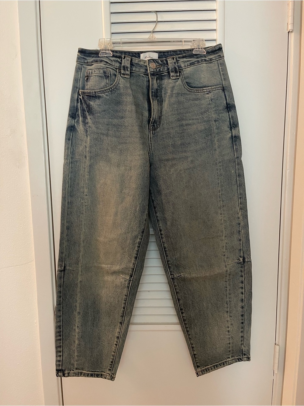 KanCan Washed Gray Boyfriend Jeans